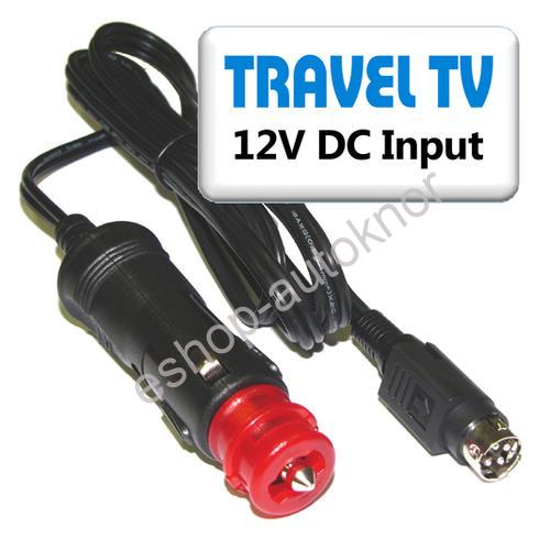 Napáj. kabel 12V DC-Autozásuvka (TV Finlux)