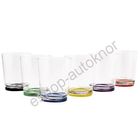 Sklenice 250 ml s magnetem Silwy různé barvy 6 kusů