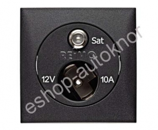 Zásuvka sat s 12V/10a Berker
