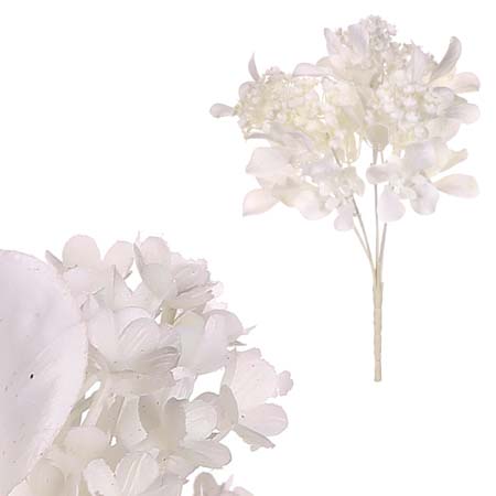 Kytice kvetoucí, bílá