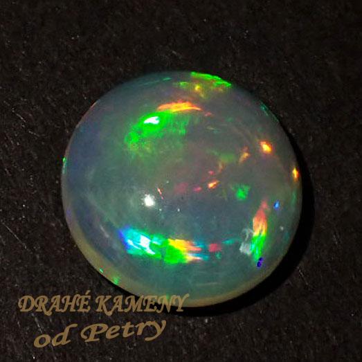 Drahý opál z Etiopie 11x11x5mm Váha: 3.27ct
