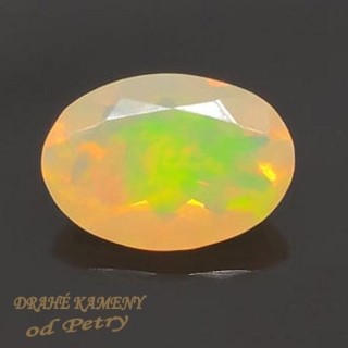 Drahý opál z Etiopie 11,5x8x5 mm Váha:1.65ct