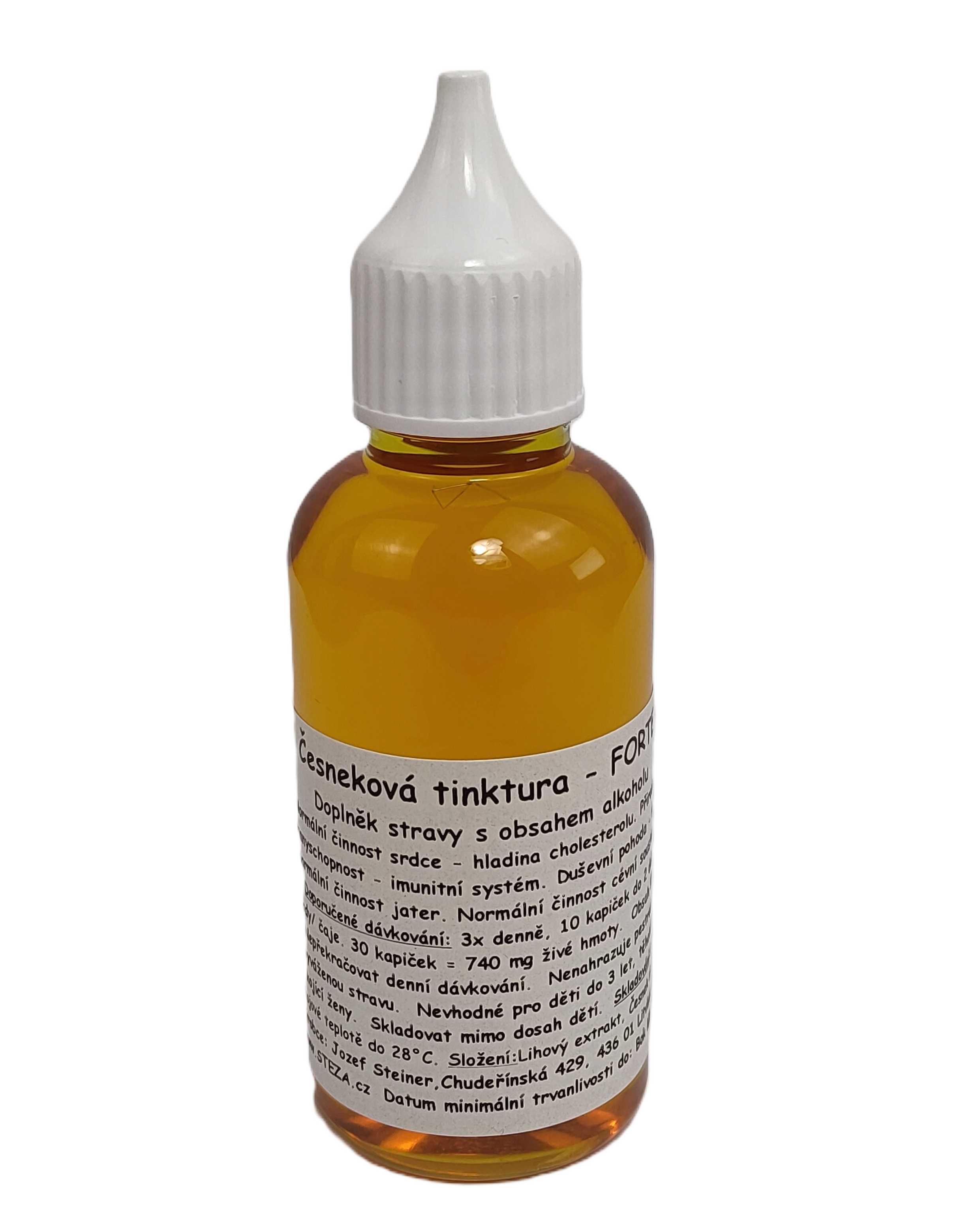 Tinktur - Česneková tinktura - FORTE 10x 50 ml. + 2ks navíc jako dárek !