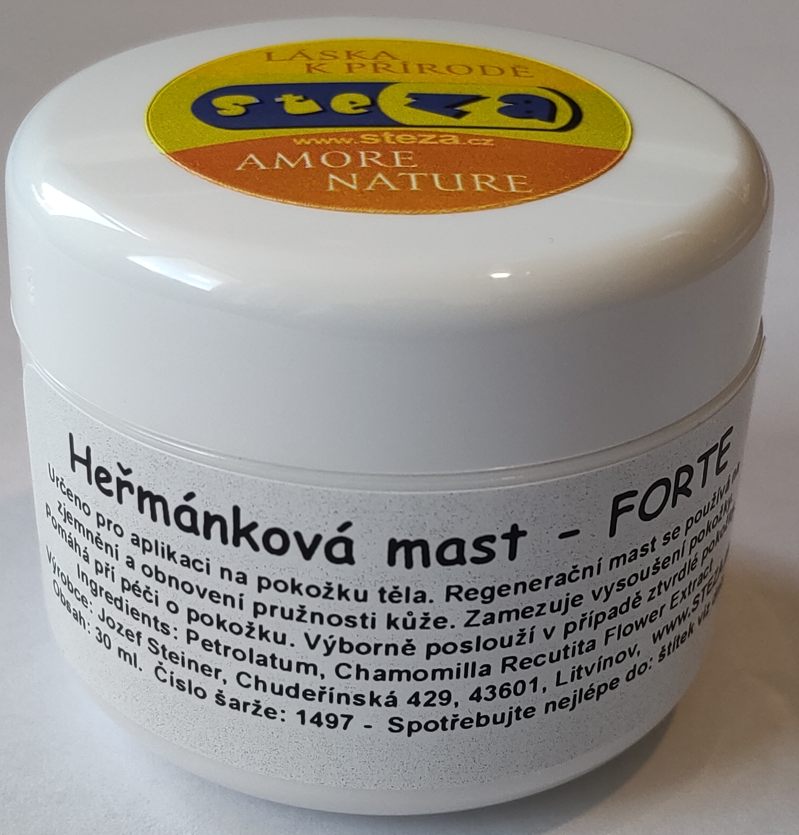 Tinktur - Heřmánková mast - FORTE 1x 30 ml.