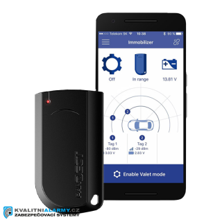 Pandora IMMO Imobilizér s bluetooth mobilní aplikací