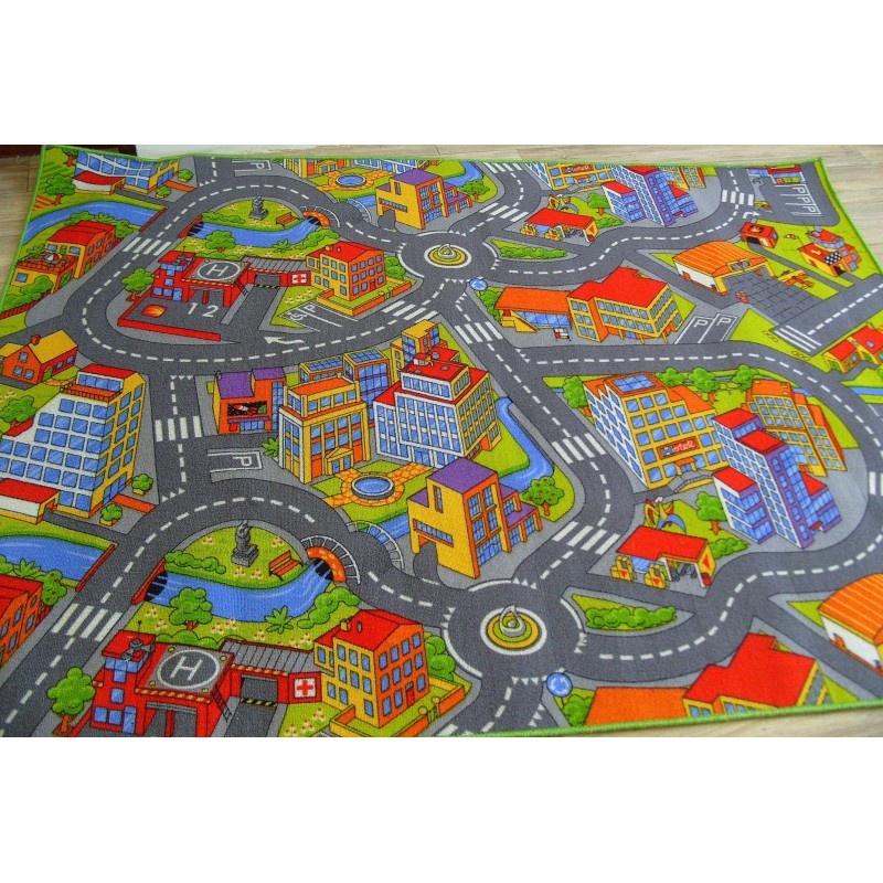 Dětský koberec 100x200 cm SMART CITY