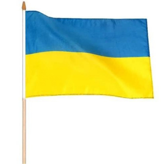 Vlajka  Ukrajina praporek