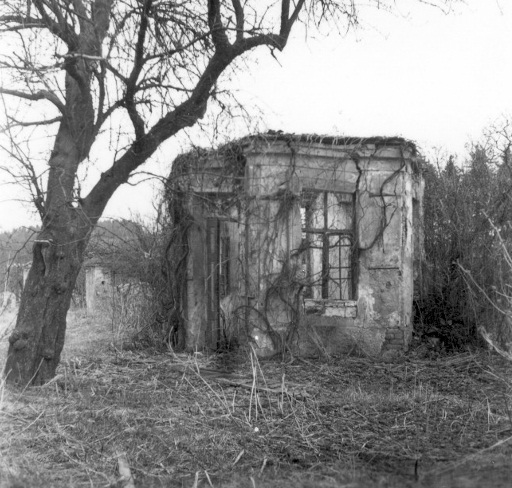 Obr.17. Sklárna Karlov, zbytky budov roce 1970, foto z archivu Musea Vysočiny Jihlava