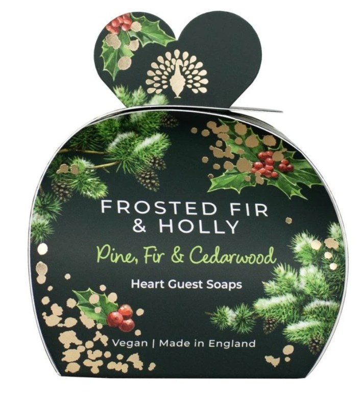 Frosted Fir & Holly, Sada tuhých mýdel, 3 x 20 g