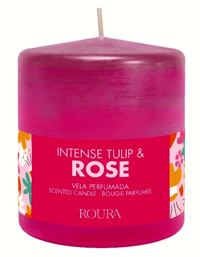 Intense Tulip & Rose, Vonná svíčka, 250 g