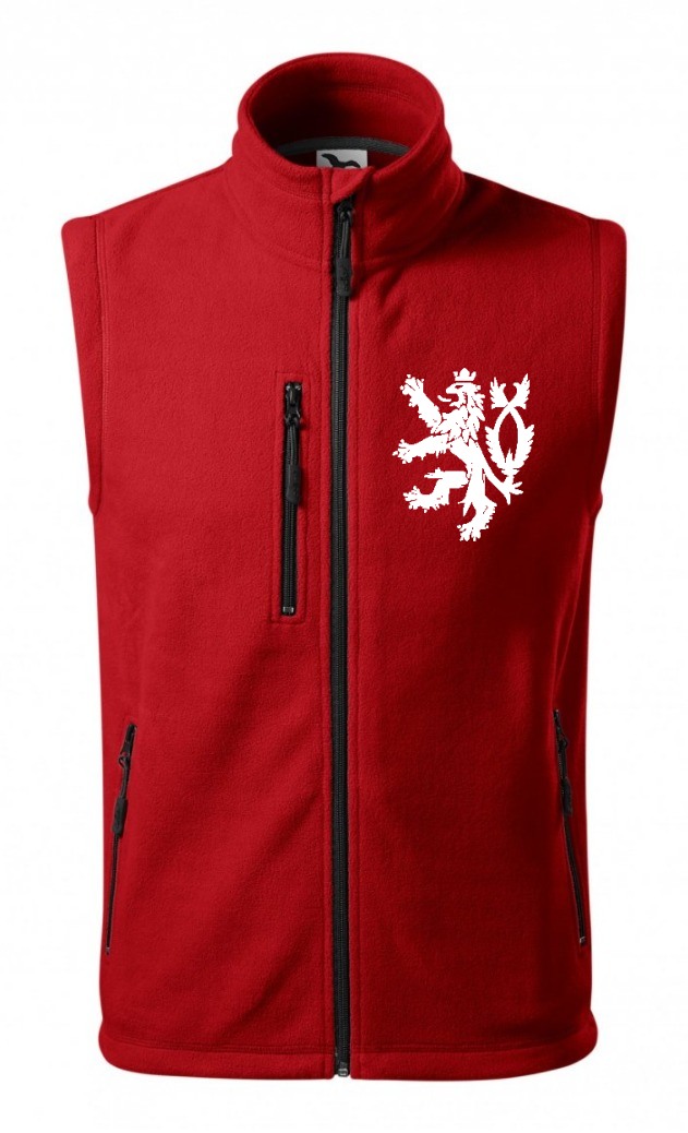 VESTA UNISEX FLEECE ČERVENÁ 525