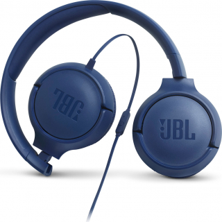 JBL Tune 500 Blue sluchátka s mikrofonem