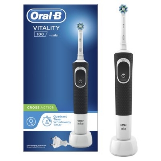 ORAL-B Vitality 100 CrossAction elektrický zubní kartáček černý