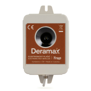 Deramax®-Trap ultrazvukový odpuzovač koček, psů a divoké zvěře